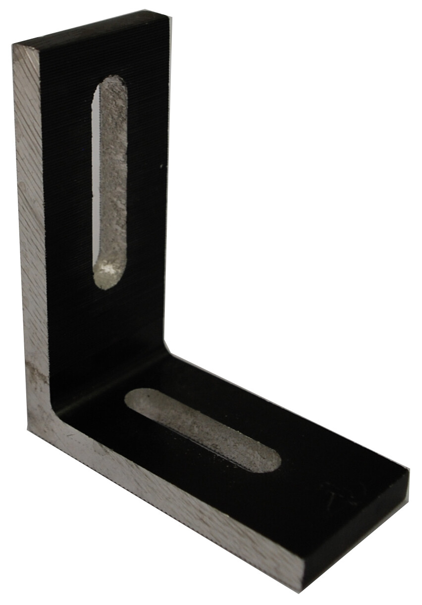 10 Black Tall L Bracket Foot Feet for Solar Panel Mounting Rack Installation