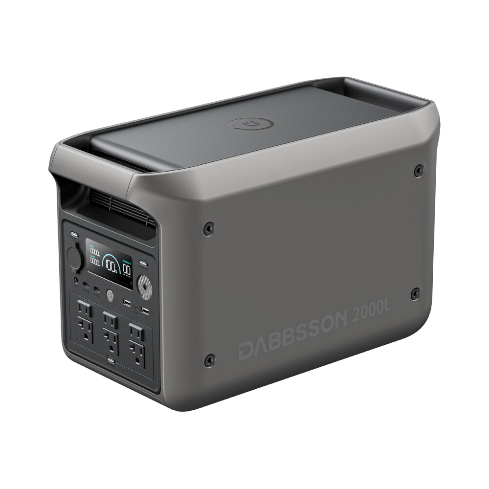 Portable Power Station 2200W 2048Wh Solar Generator App Control LiFePO4 Battery