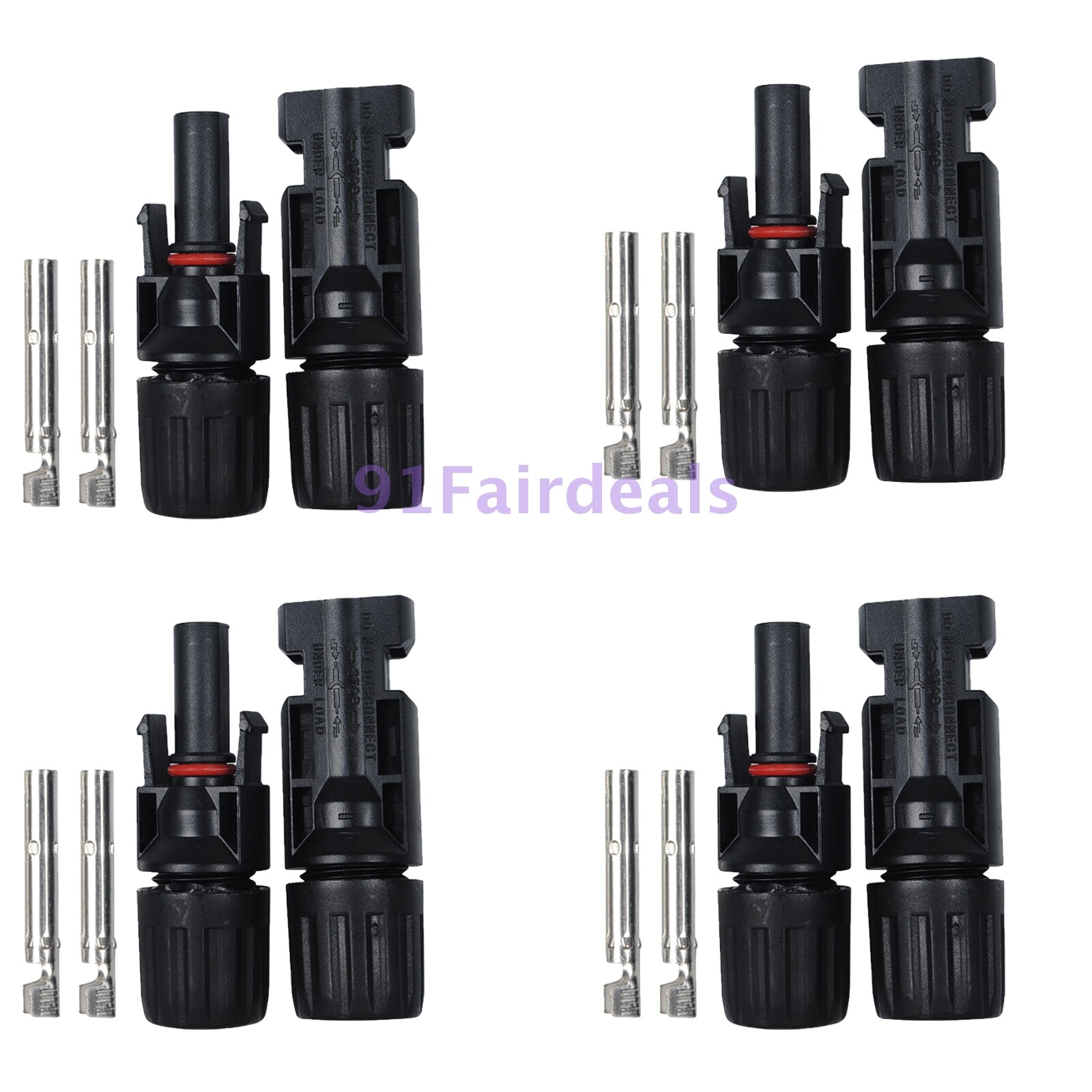 4/8/20 Pairs MC-4 Connectors Solar Panel 30A Line Plug Socket Male Female IP67