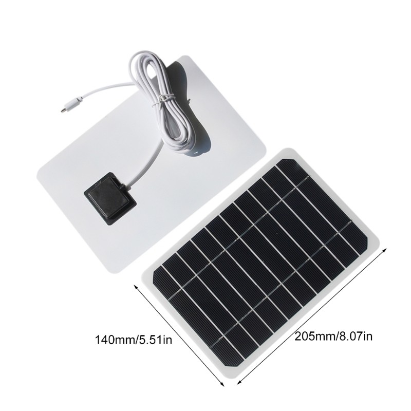 Sustainable Solar Charging Panel 5V1A for Surveillances Equipment USB Compatible