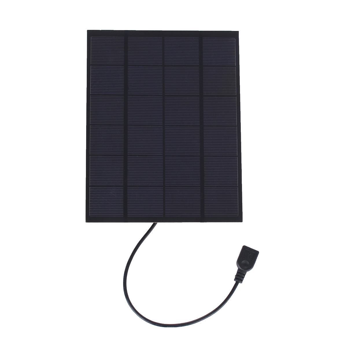 5.5W 5V 0.86A Portable Solar Panel USB Charger For phone Tablet PC MP3