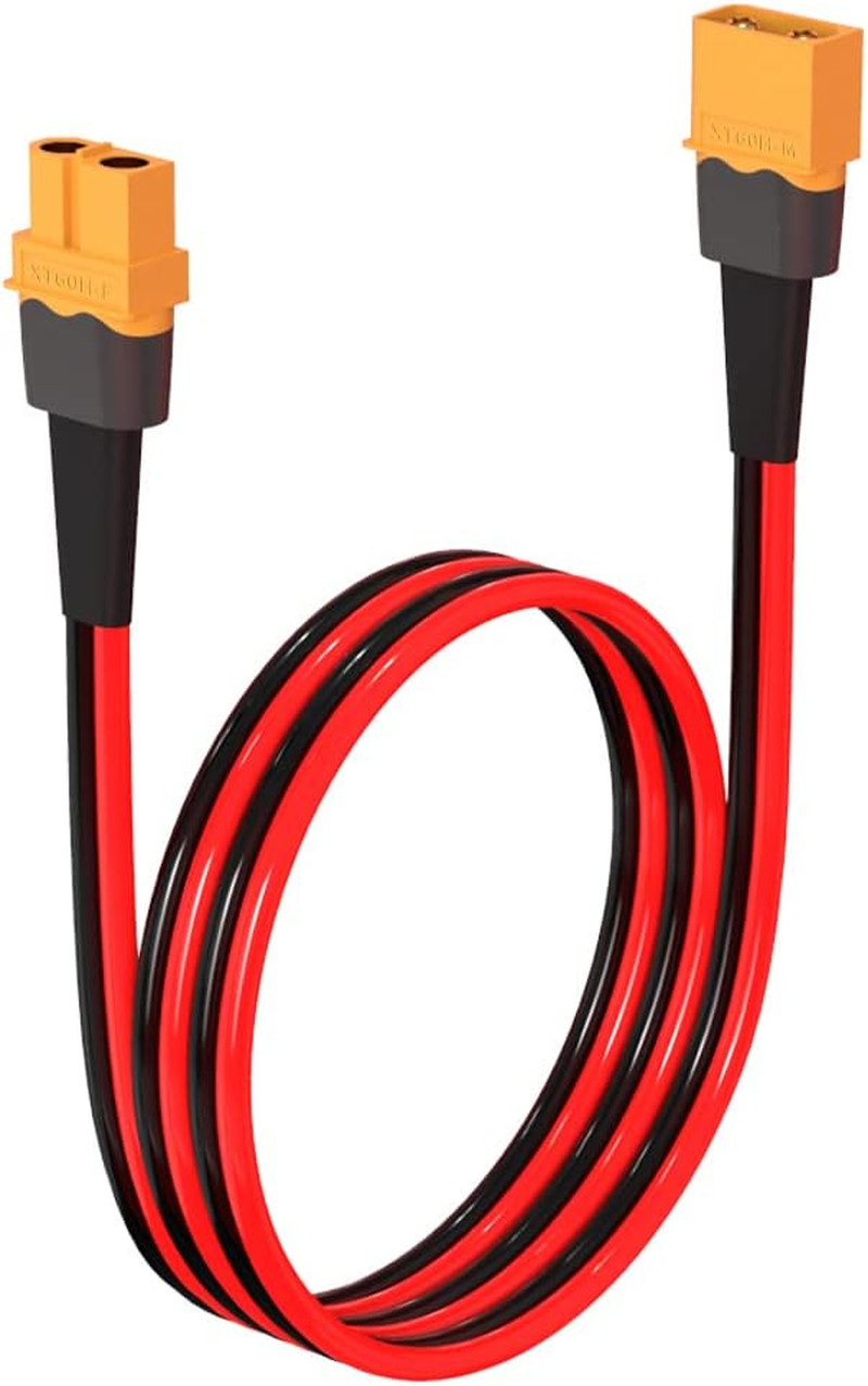 10AWG 2FT XT60 Extension Cable 2 6 10 20 35 50 75 100FT XT60 Female