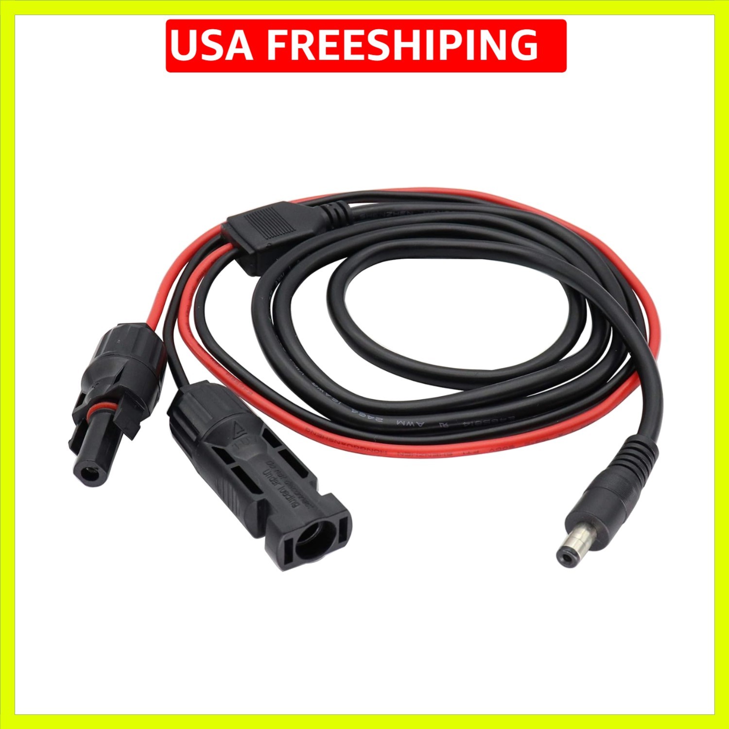 Solar Adapter Male and Female to DC 5.5mm x 2.1mm Male Solar Power Extension …