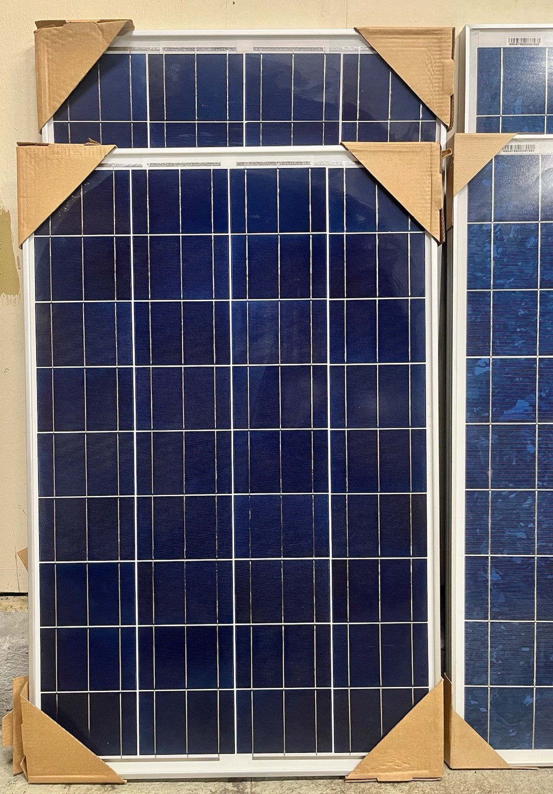 Lot Of 7 Grape Solar GS-Star-100W 12V Solar Panels Tested Open Box PICKUP ONLY