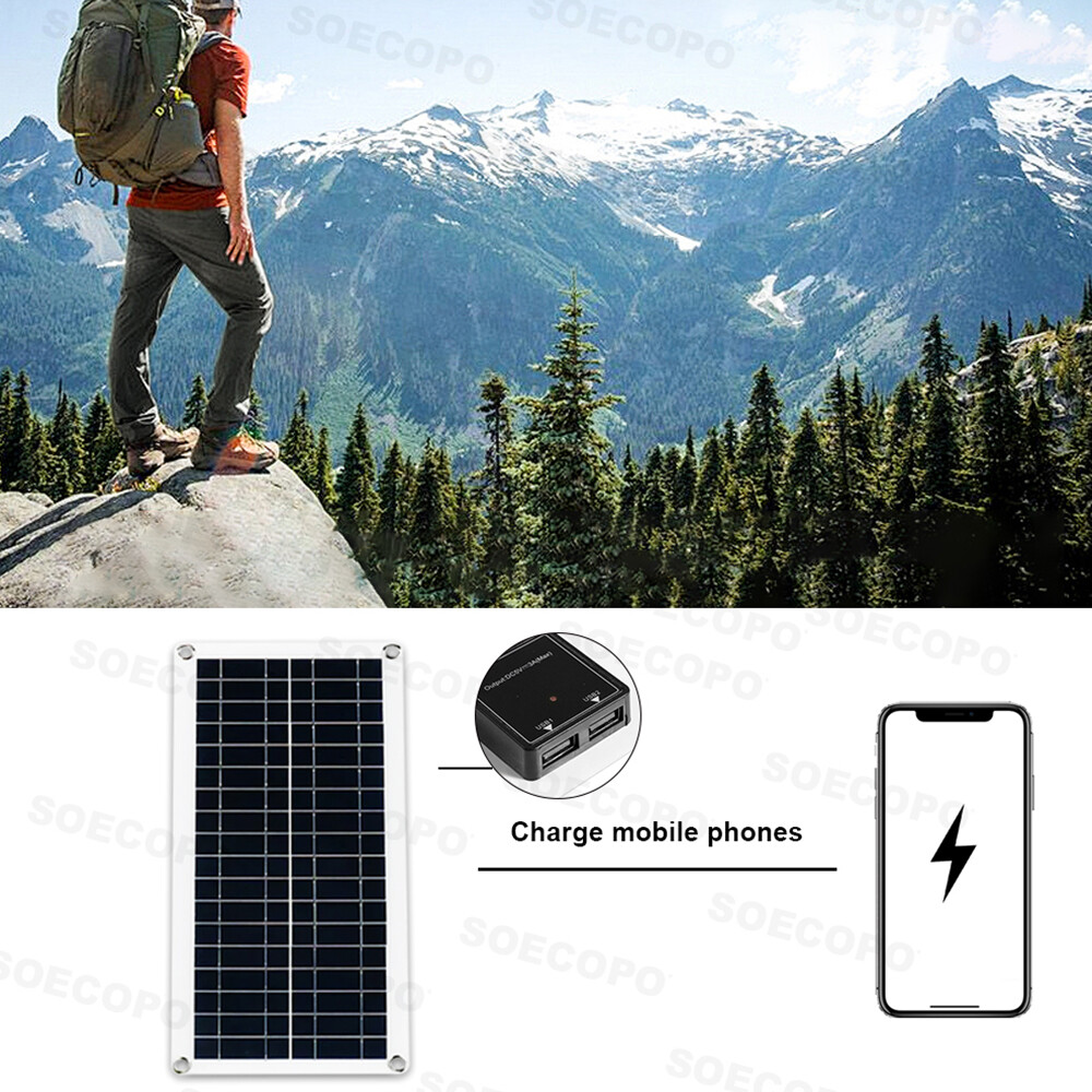 10000W Power Inverter Solar Generator With 200W Solar Panel Home Complete Set