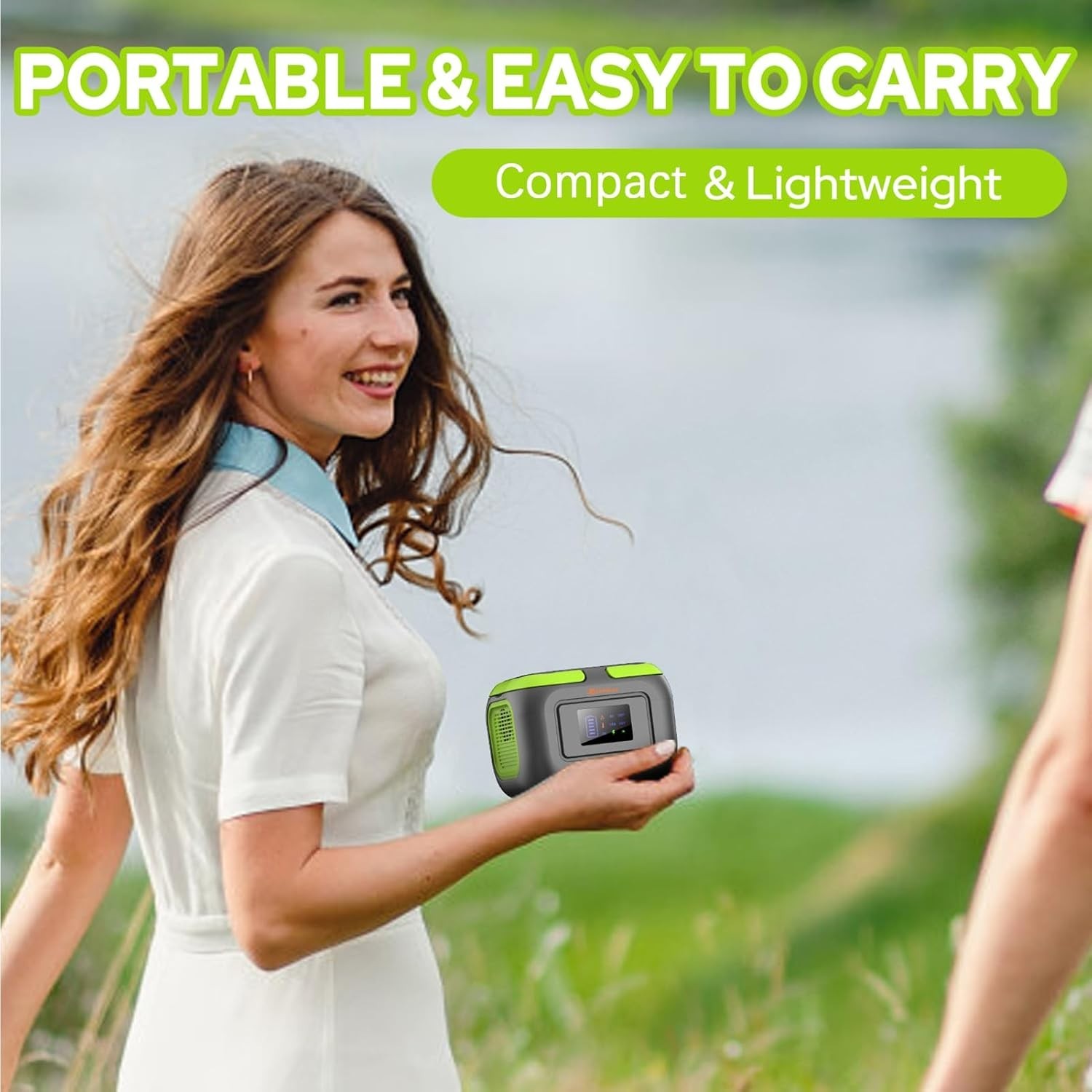 Portable Power Station 120W with High-Capacity Battery for Camping & Emergencies