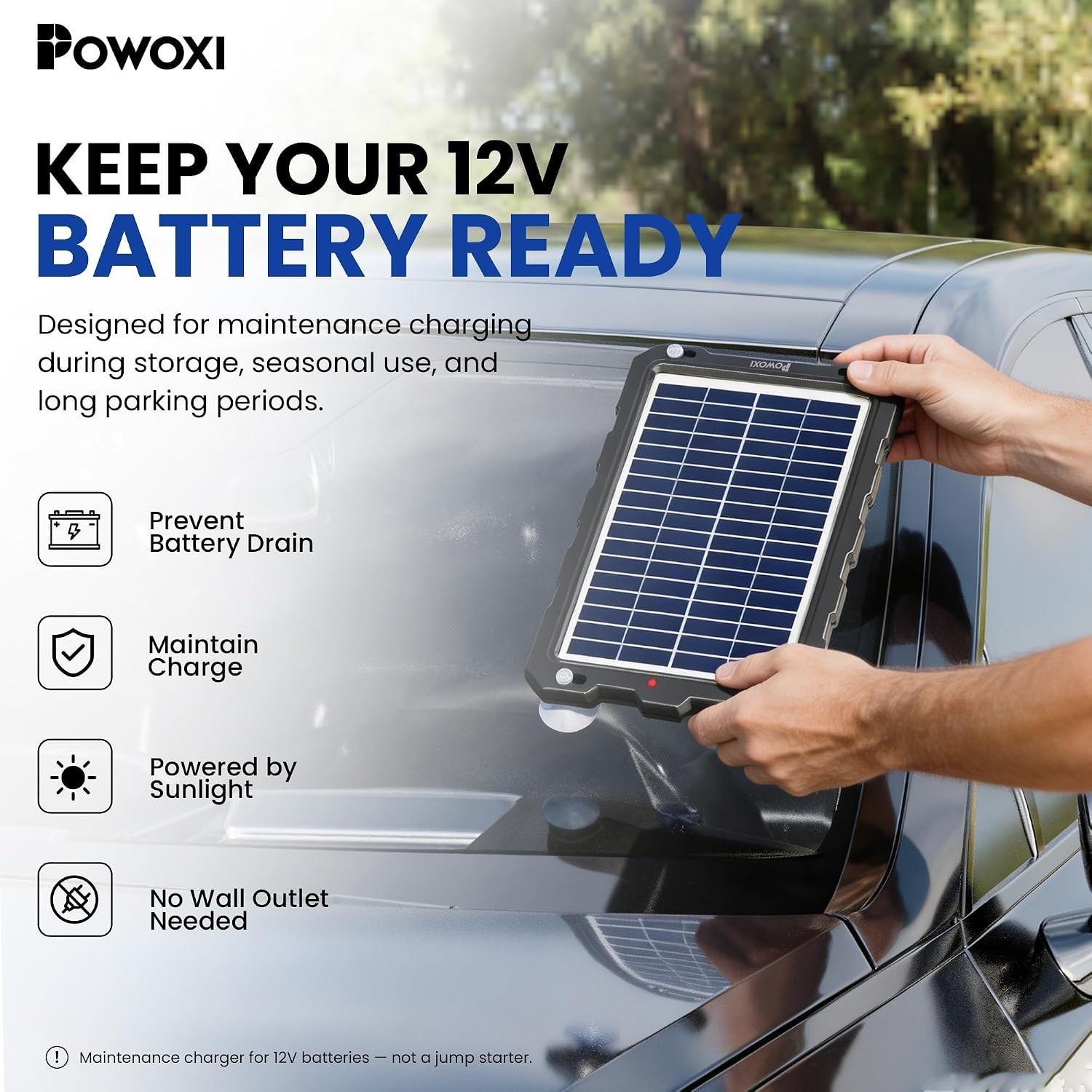 Intelligent Safety Protections | Solar Battery Charger