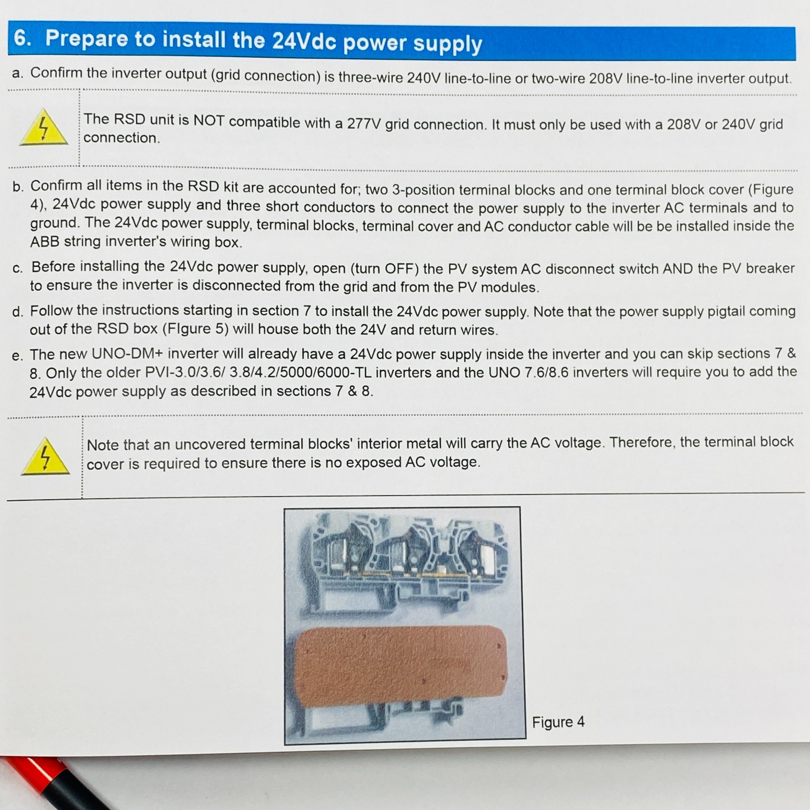 ABB RS1-1PN6-MC4 Solar Rapid Shutdown Device RSD 600VDC 1PV Input Output – New
