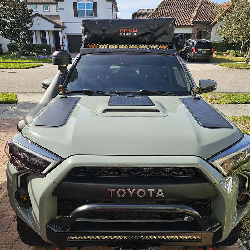 Lensun Solar Panel Kit 80W 12V for Toyota 4Runner 4th&5th Gen(2003-2024) Offroad
