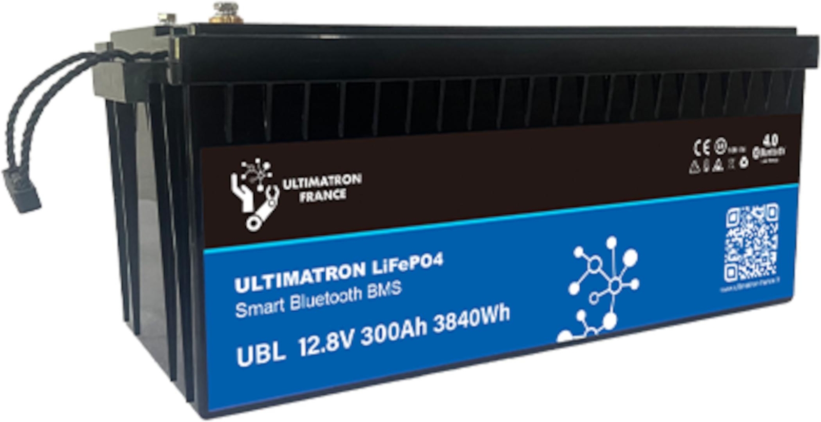 Ultimatron LifePo4 Lithium Battery 12.8V 300Ah UBL-12-300-PRO with Bluetooth