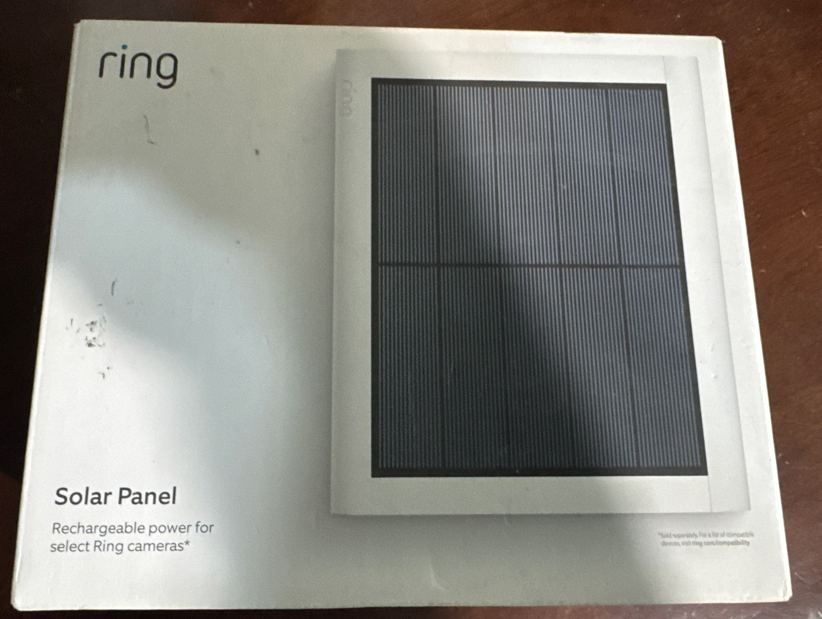 Ring 2nd Generation 4W Solar Panel for Select Ring Security Cameras – White
