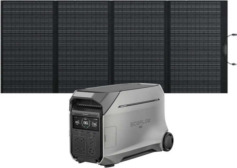 DELTA Pro 3 with 400W Solar Panel 4000 -Watts Portable Power Station