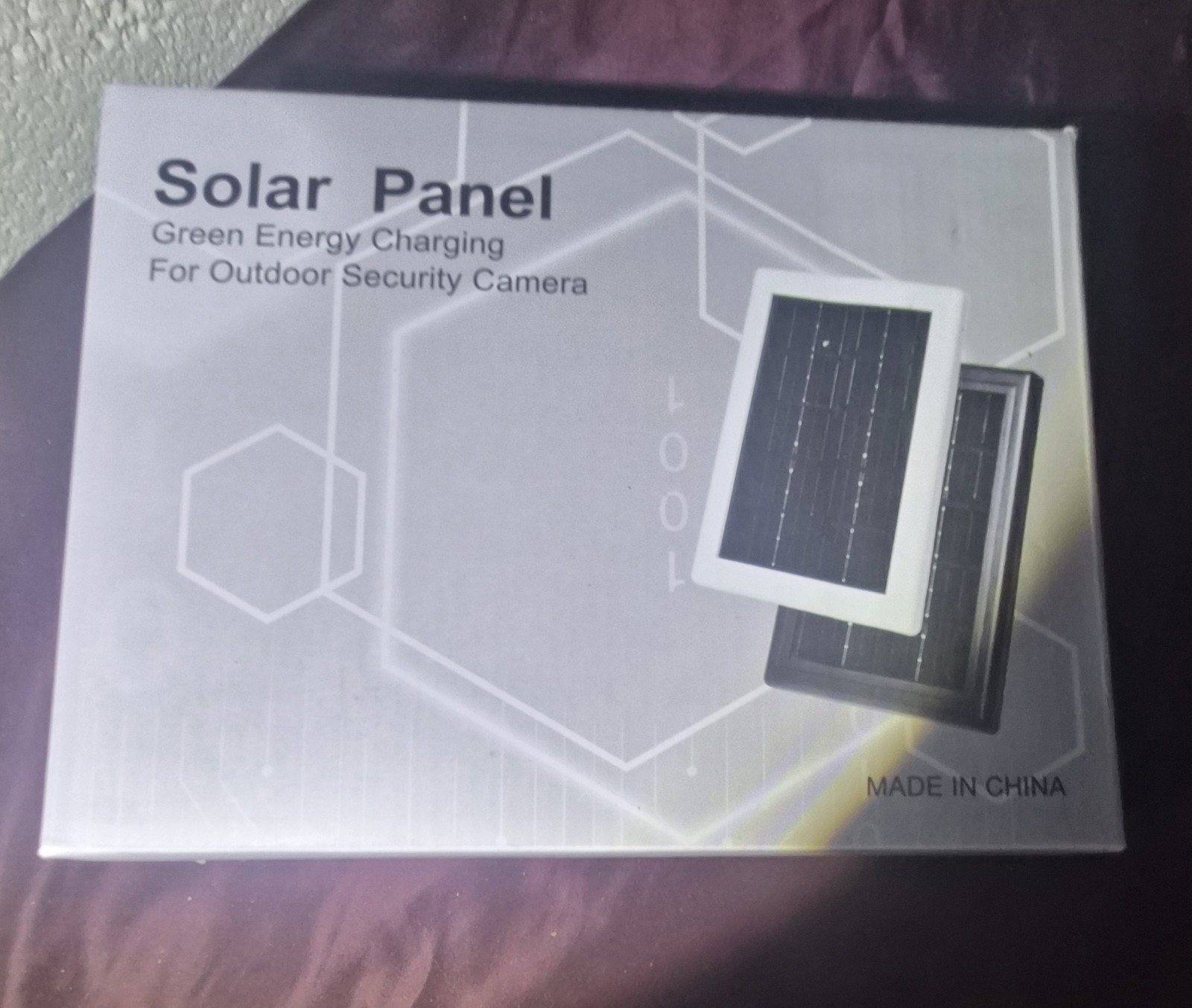 Weatherproof Solar Panel 5V Micro USB for Outdoor Security Camera