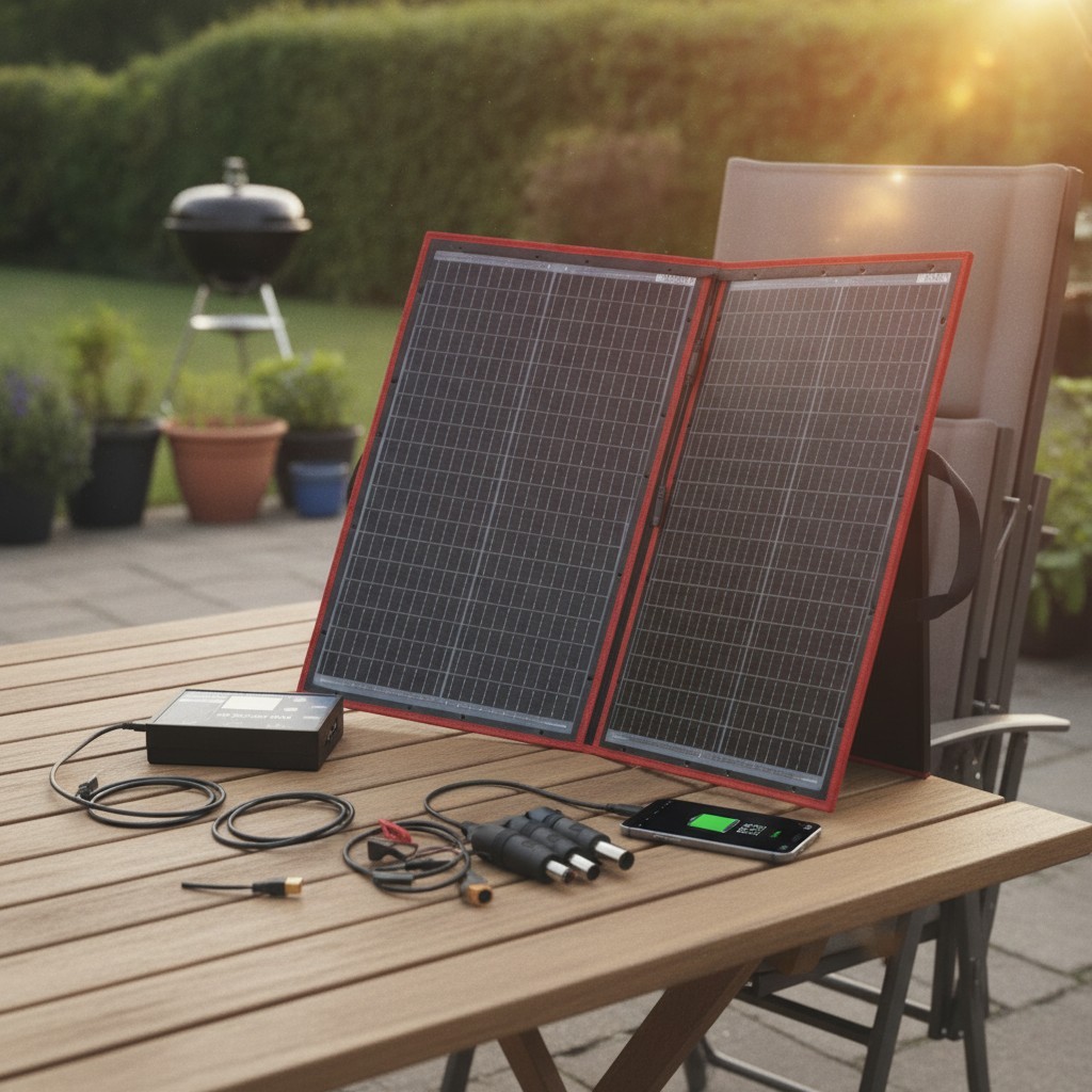 Lightweight 100W Solar Panel Kit – Perfect for Adventures & Emergency Power