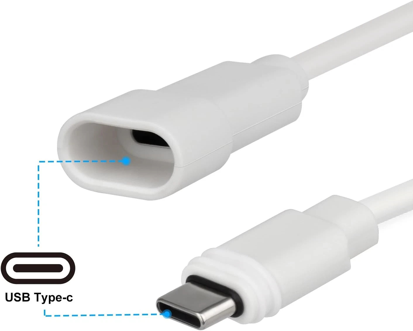Extension Cable for Ring USB-C Solar Panel, Works for the Ring 2Nd Generation So