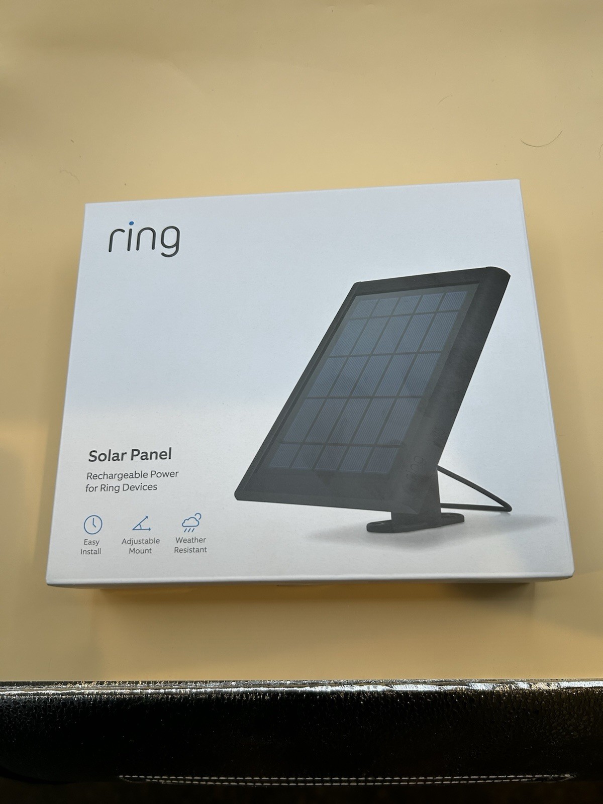 Ring Solar Panel Rechargeable Power for Select Ring Cameras Rated at 2.4W