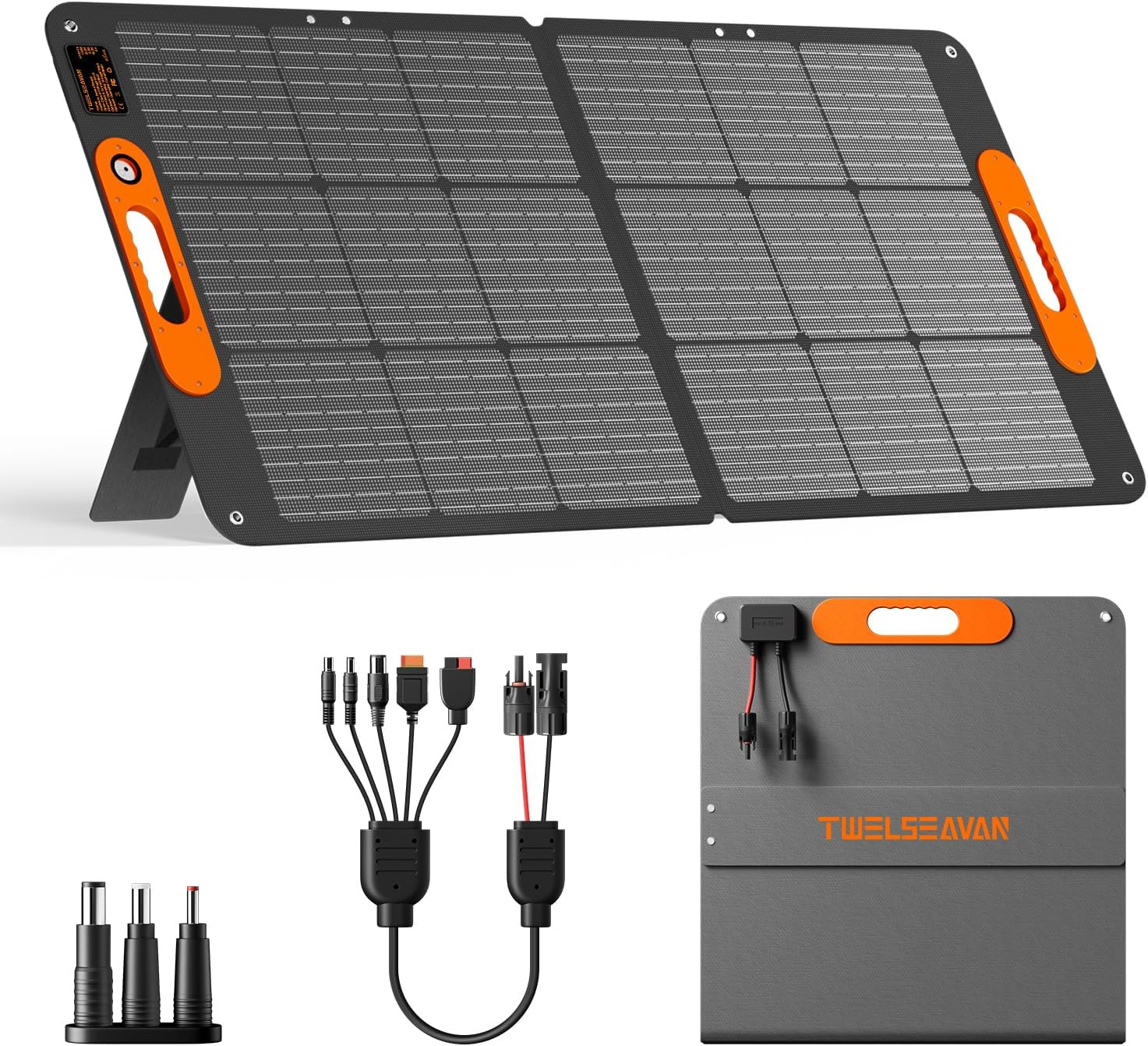 110W Portable Solar Panel for Jackery/Ef/Bluetti/Anker/Goal Zero Power Station,