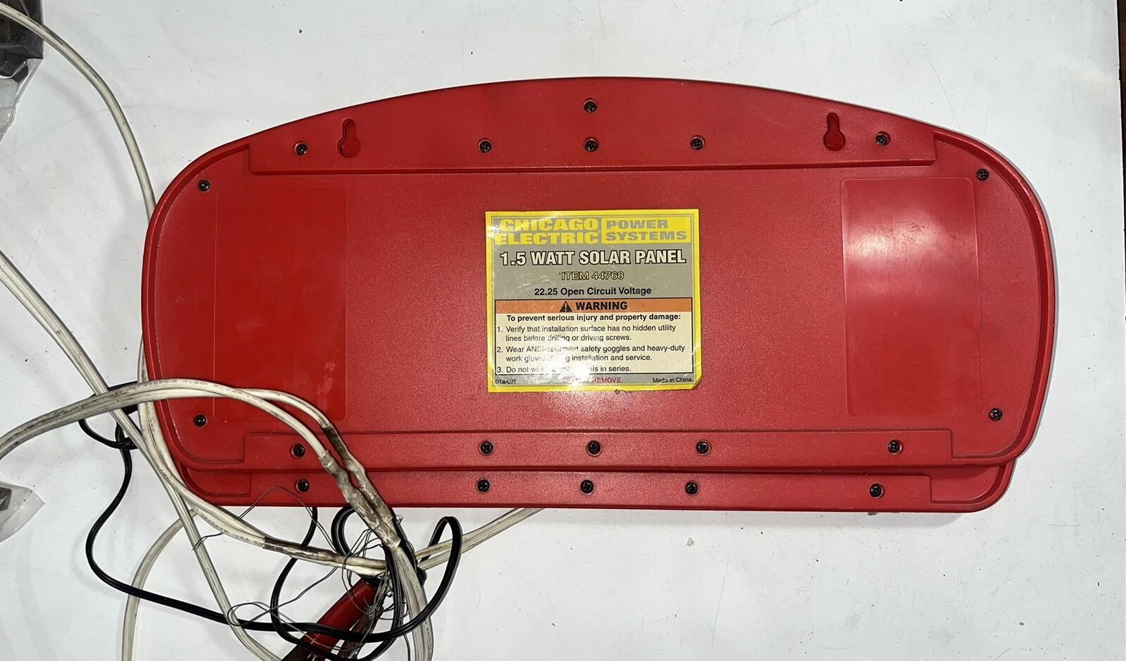Chicago Electric Power System 1.5 Watt Solar Panel 44768 Lot of 2
