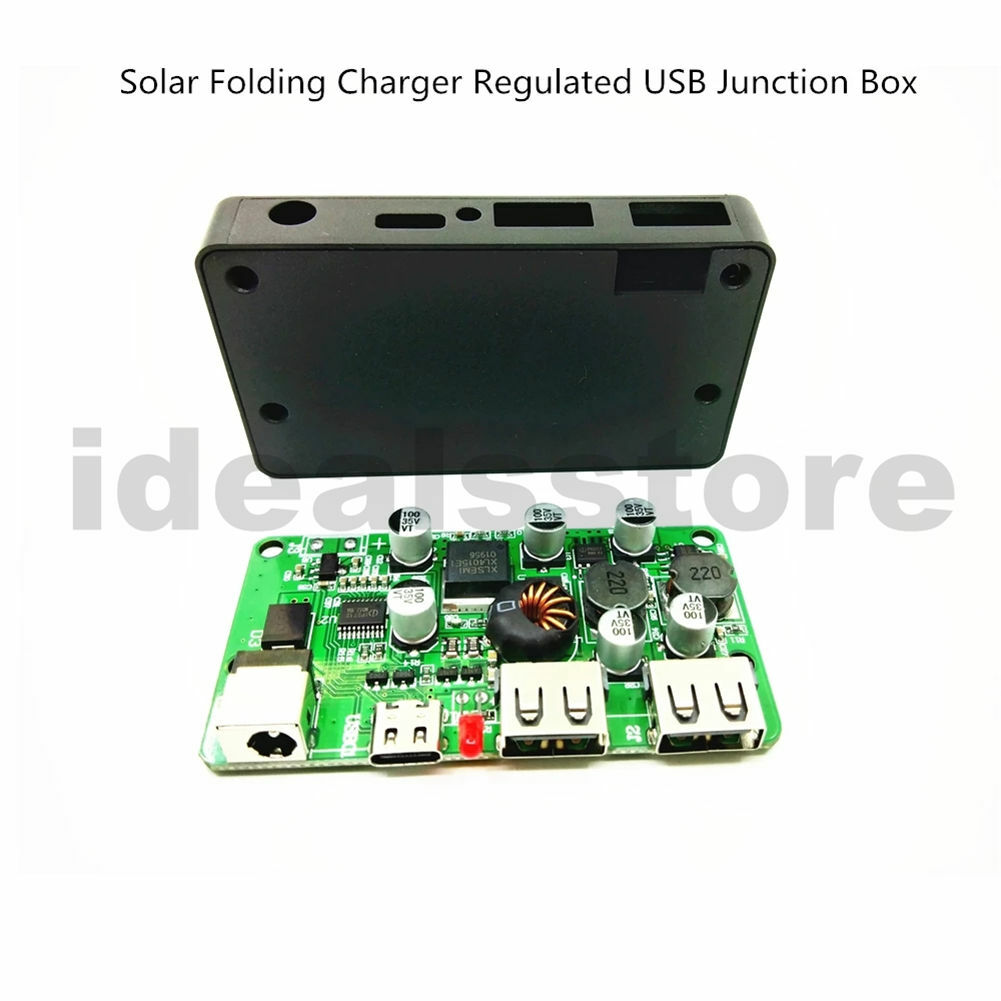 200W Type C DC Dual USB 3.0 Solar Panels Voltage Stabilizer Battery Chargers NEW