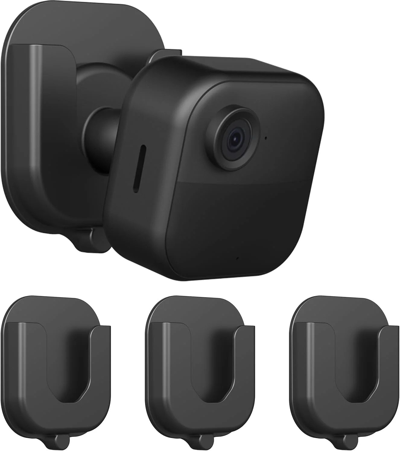 3 Pack Adhesive Wall Mount Bracket for Indoor Outdoor Security Cameras No Drill