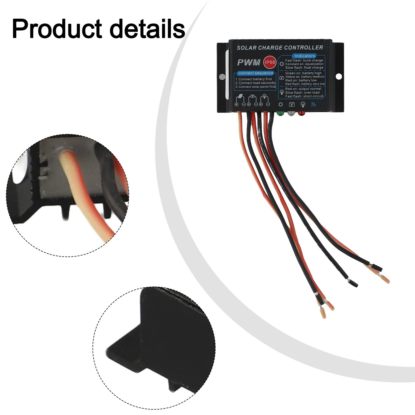 Optimized Performance of the Compact Black Aluminum Alloy 10A Charger Unit