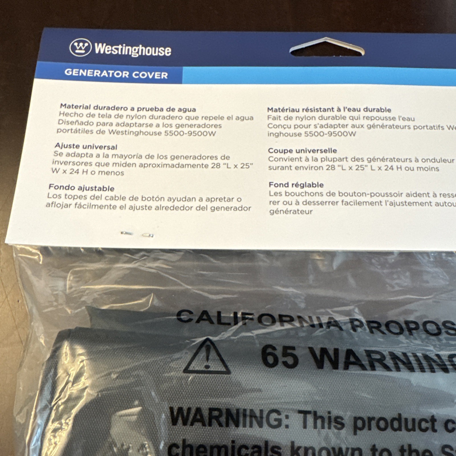 Westinghouse Outdoor Power Equipment WGen Generator Cover – Universal Fit