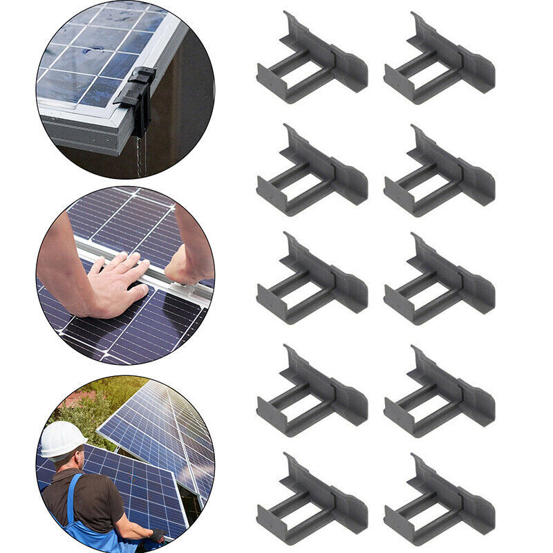 30/35/40mm Solar Panel Photovoltaic Frame Water Drain Water Diversion Clips