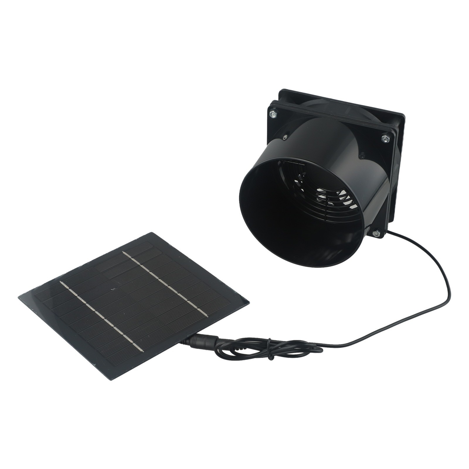 Improved Air Quality with 5W 6V Solar Energy Exhaust Fan for Home RV Greenhouse