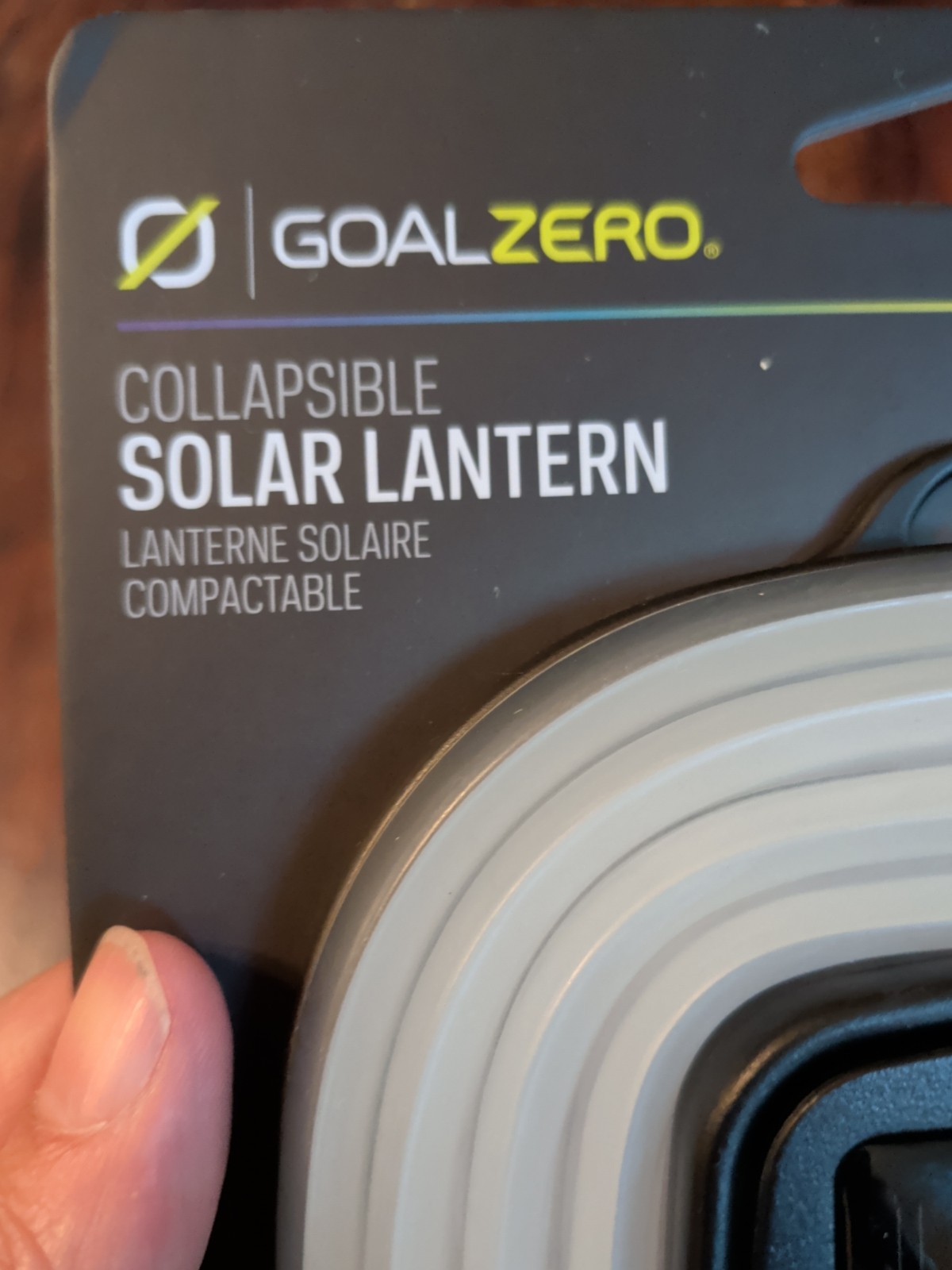 GOAL ZERO Crush Light SOLAR Powered Lantern with Multi Changing Colors 32013 NEW