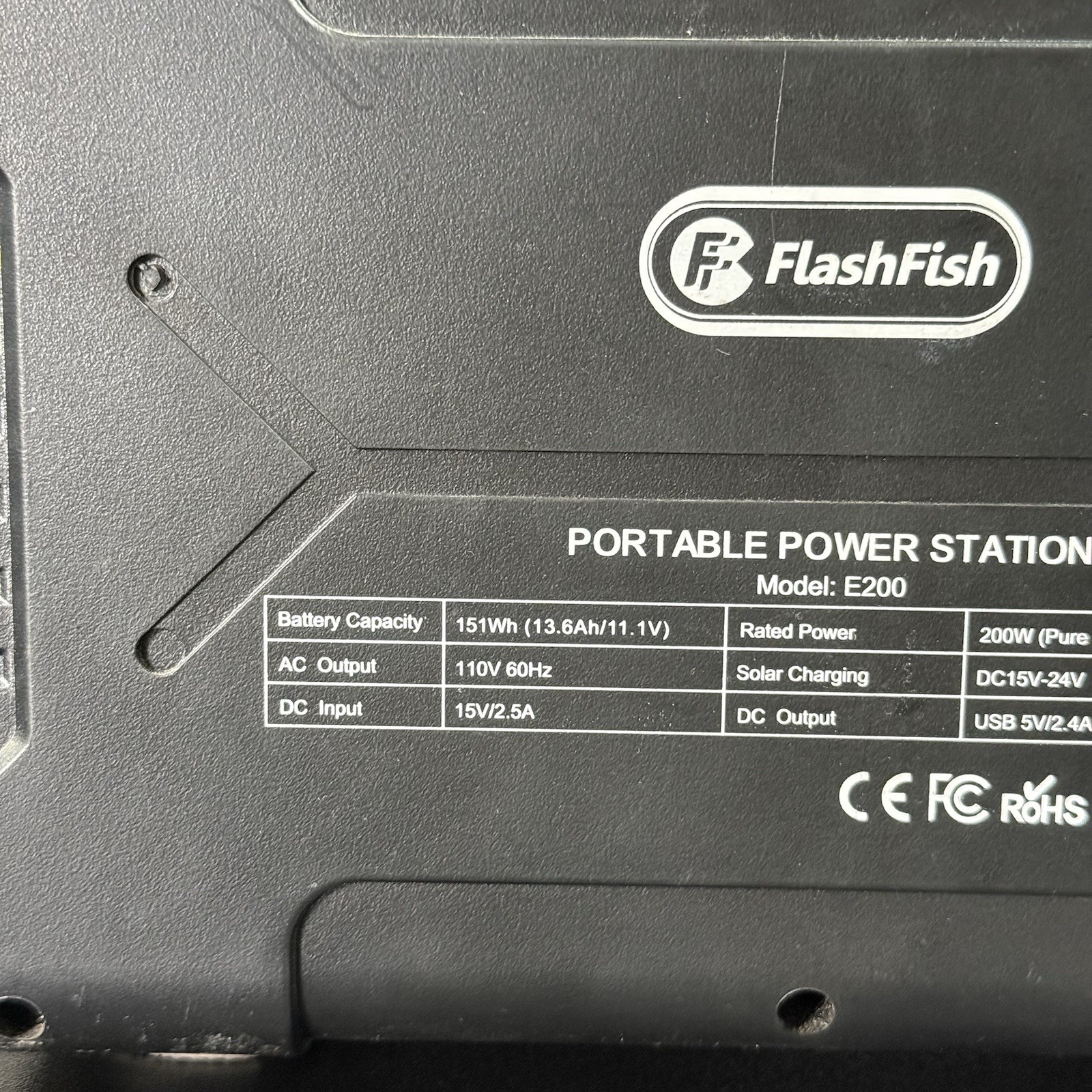 200W E200 Portable Power Station 151Wh Power Bank with AC Outlet Solar Generator