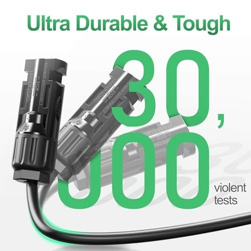 Solar Y Branch Parallel Connector 1 to 2 M/FF F/MM for Solar Panel 14AWG 10AWG