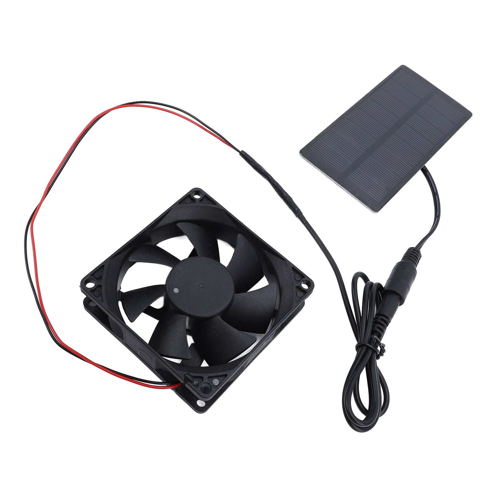 0.8W 4V Solar Panel Fan Kit Efficient Cooling For Greenhouses Easy To Use