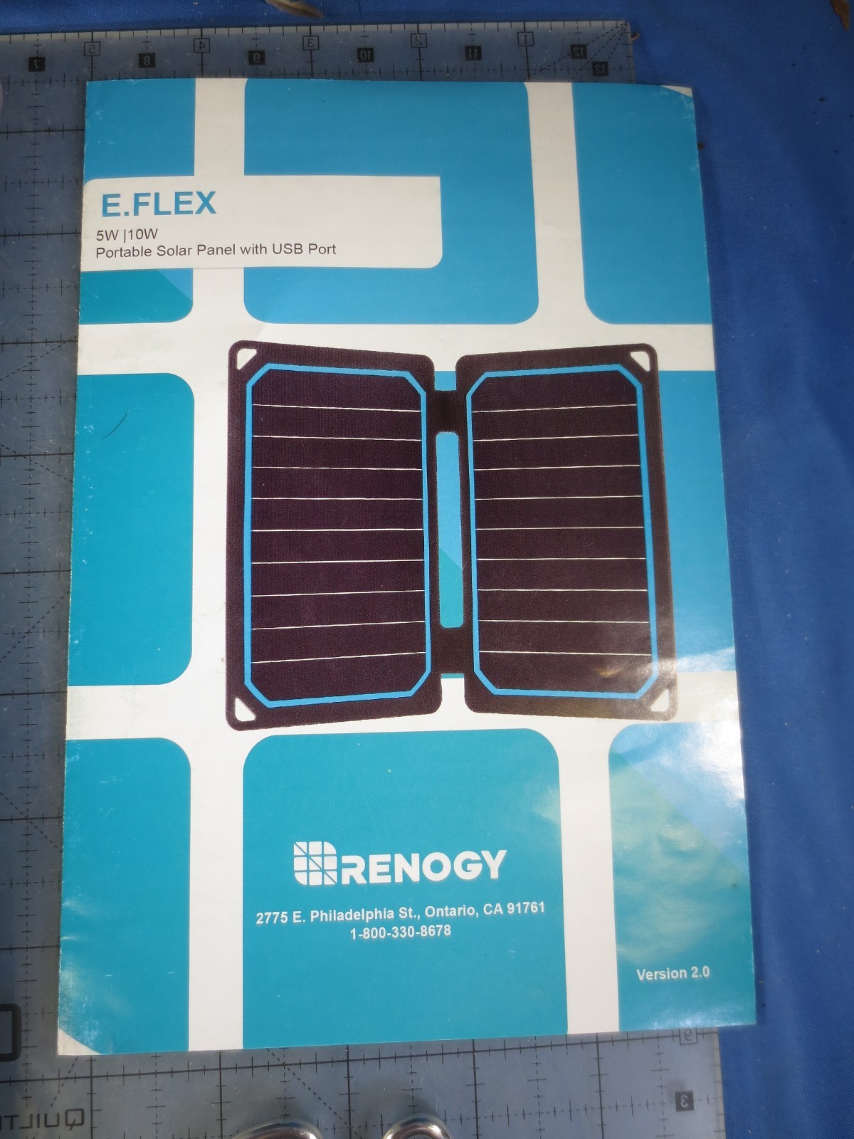 Renogy E.FLEX5 Monocrystalline Portable Solar Panel with USB Port 5 Watt in Box!