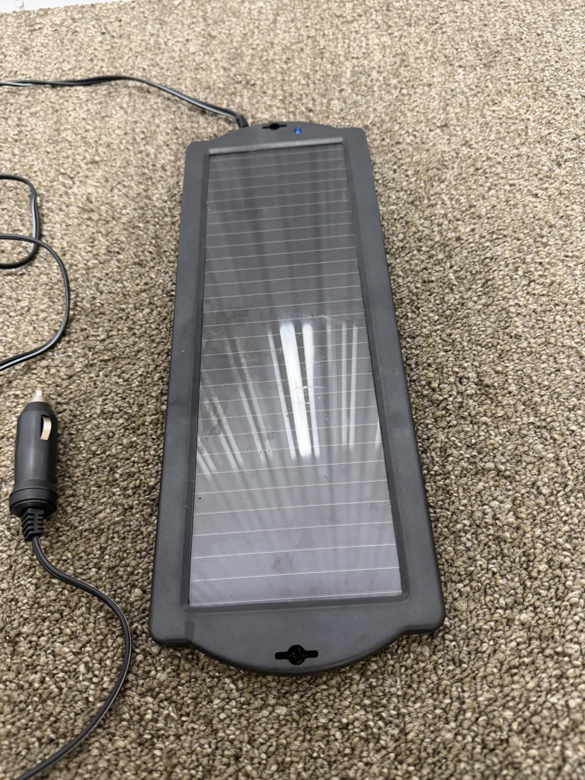 THUNDERBOLT MAGNUM SOLAR 1.5 WATT 12V SOLAR BATTERY CHARGER Untested SKU:P