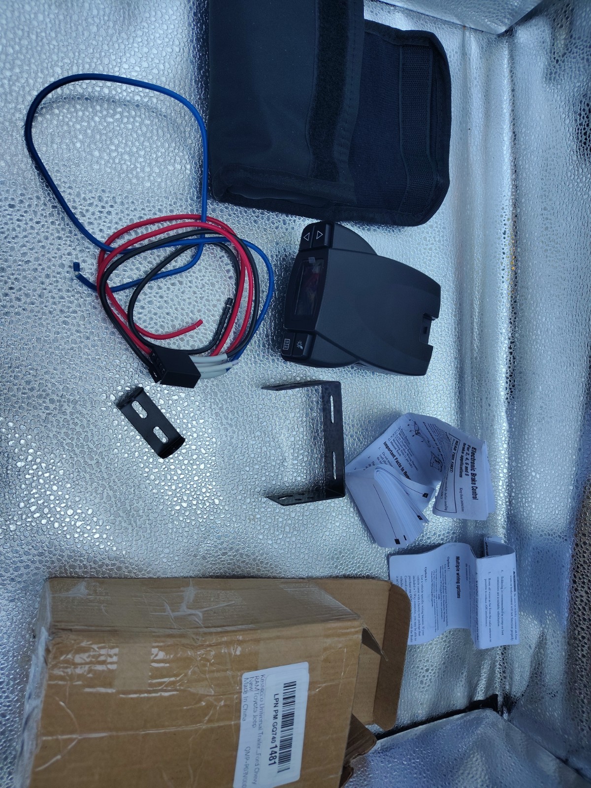 Kessocco Universal Trailer Brake Controller Kit, 90195 P3 MISSING ACCESSORIES
