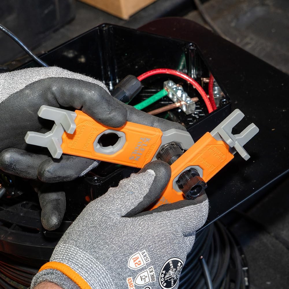 Klein Tools 68426S Solar Panel Insulating Wrench, Assembly and Orange