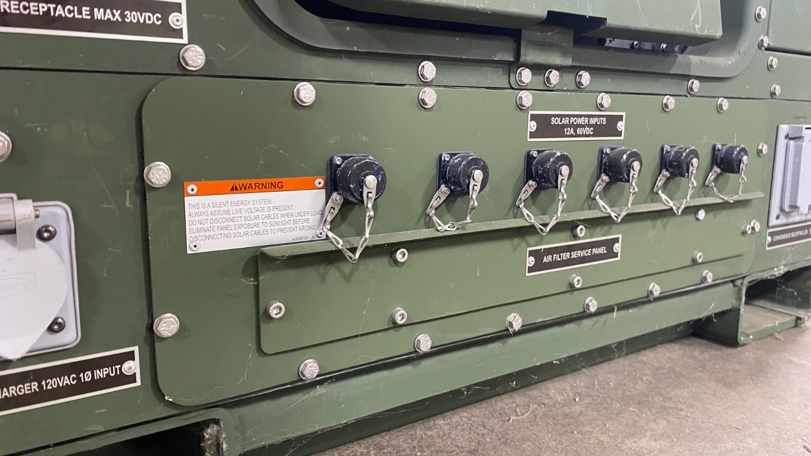 Mobile Electric Hybrid Power Sources – Military – Model # MEHPS – W/ Solar Panel