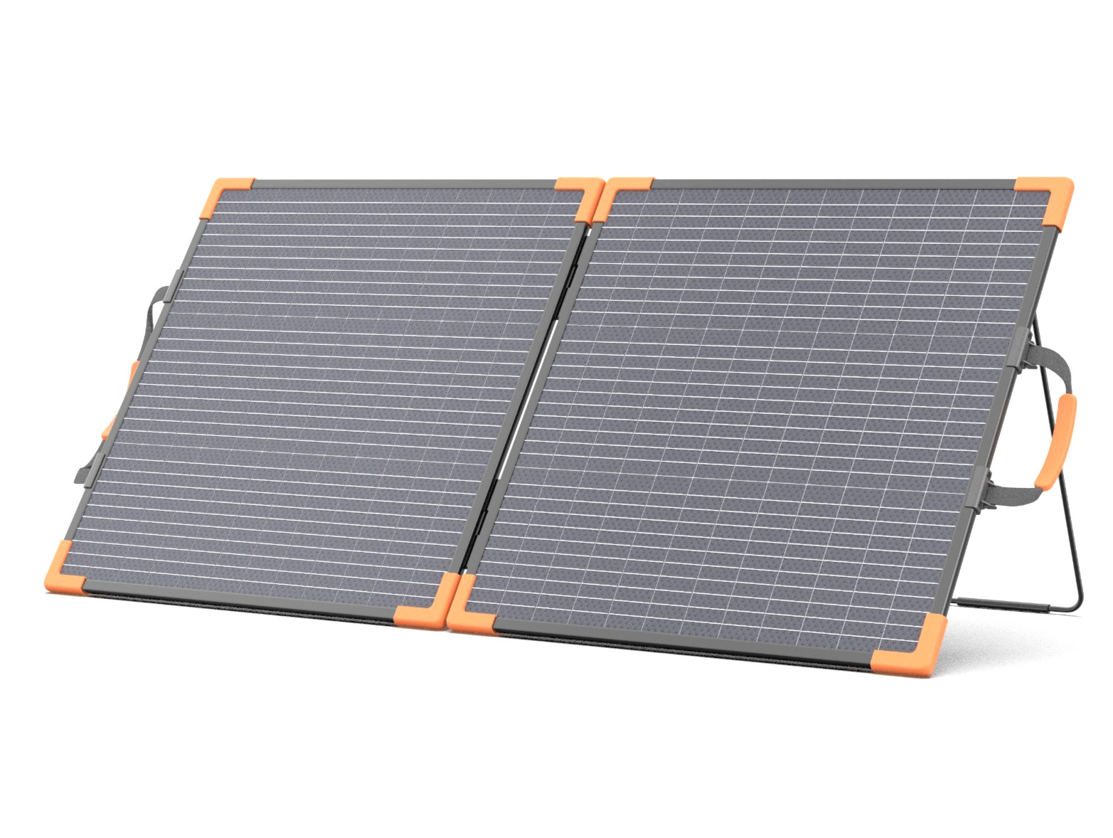 MHPOWOS 100W Portable Solar Panel Bifacial Foldable for Power Stations 1000W