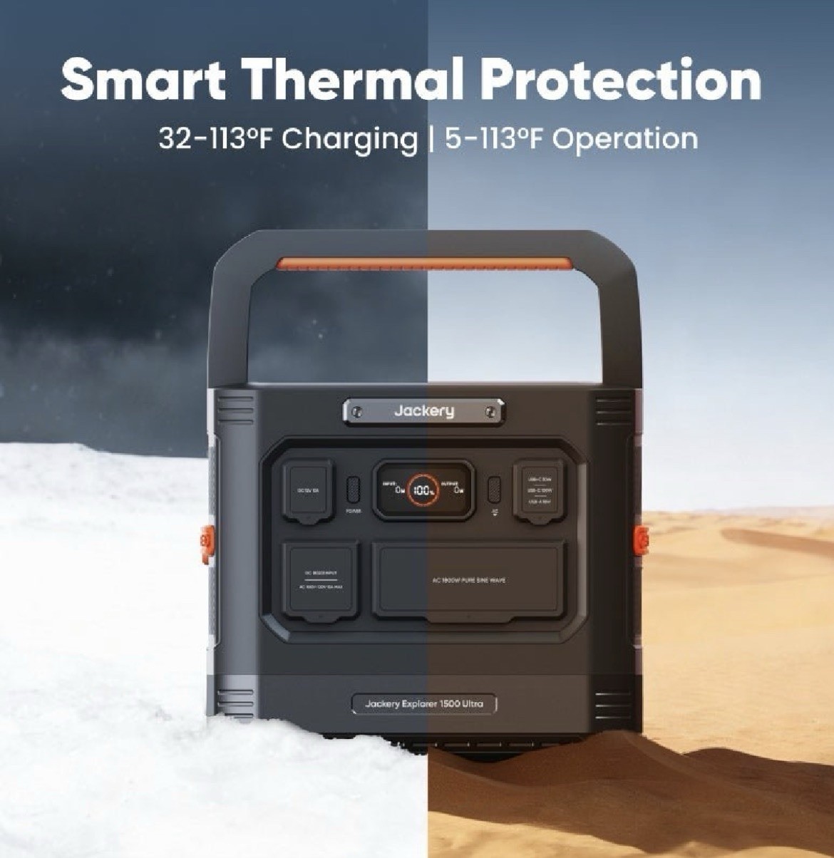 Jackery Explorer 1500 v2 Solar Generator with 200 W x2 SolarSaga Panel