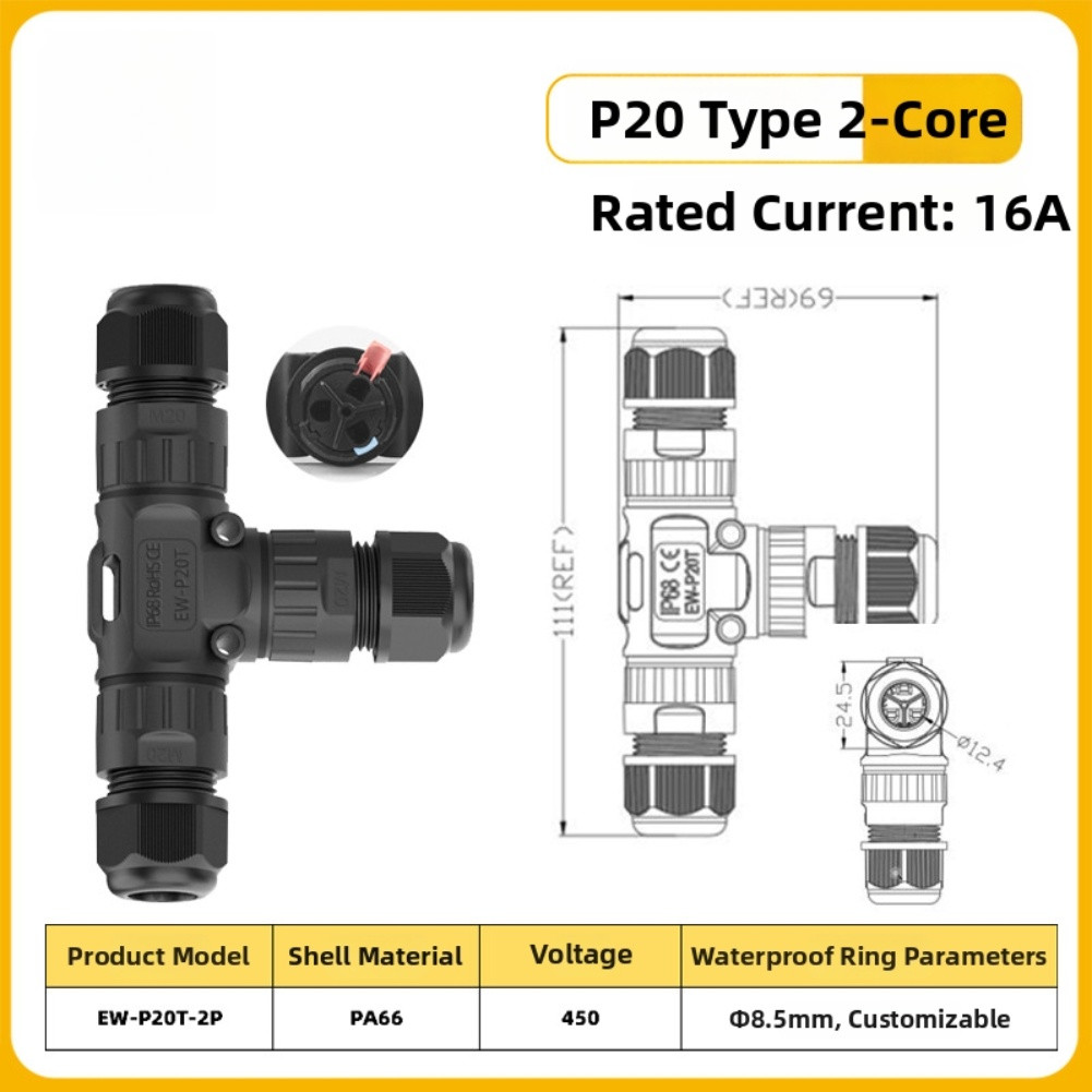 Quick Screw Terminal P20T Connector Quick Pull-and-press Wiring Stage Lighting