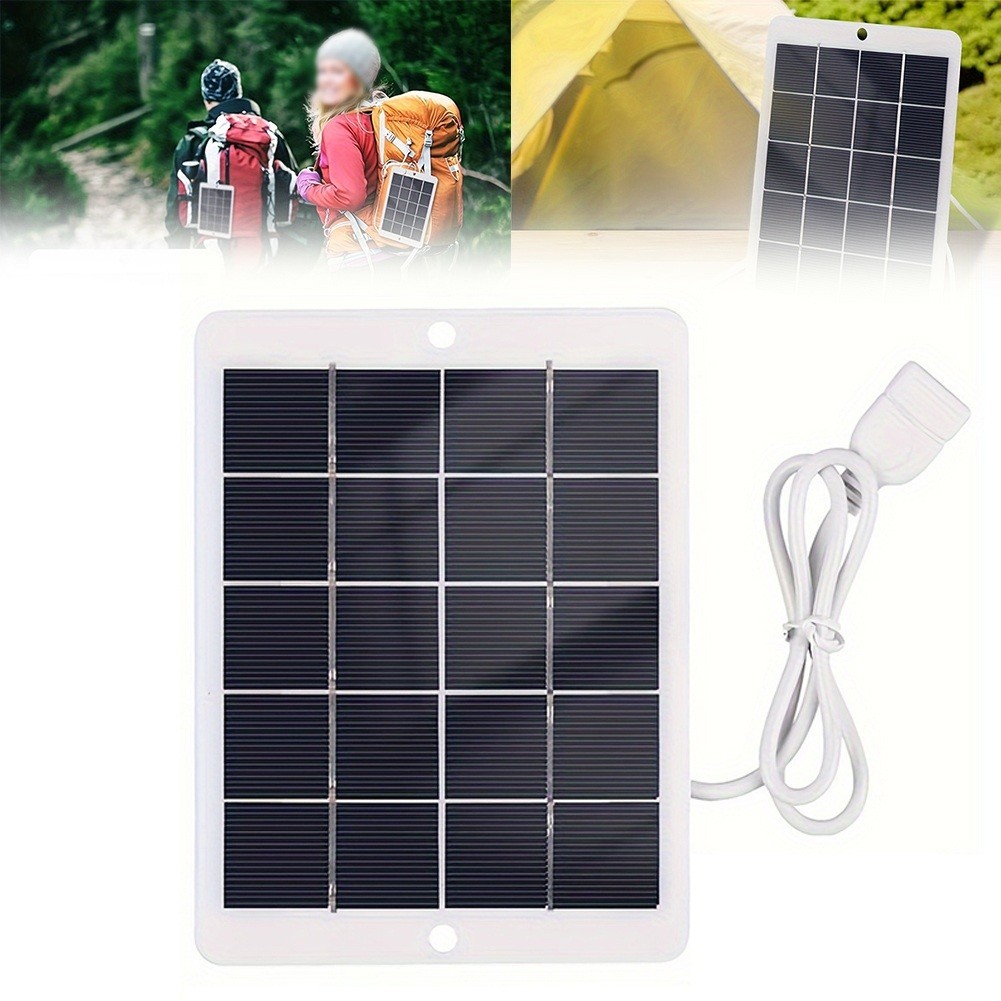 Polysilicon Solar Panel Compact and Portable Design USB Output for Charging