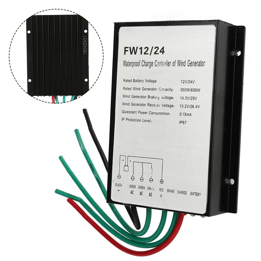 Efficient 600W Wind Turbine Charge Controller for Solar and Wind Energy