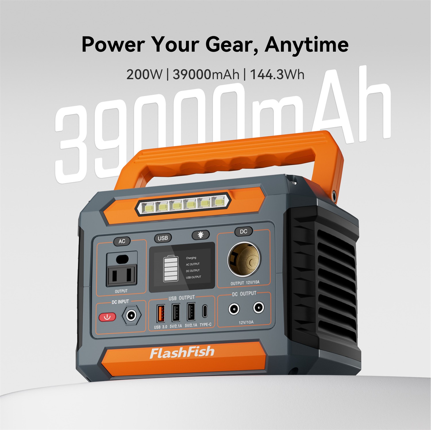 Flashfish 200W 144.3WH P66A Power Station Generator For Home Back-up Solution