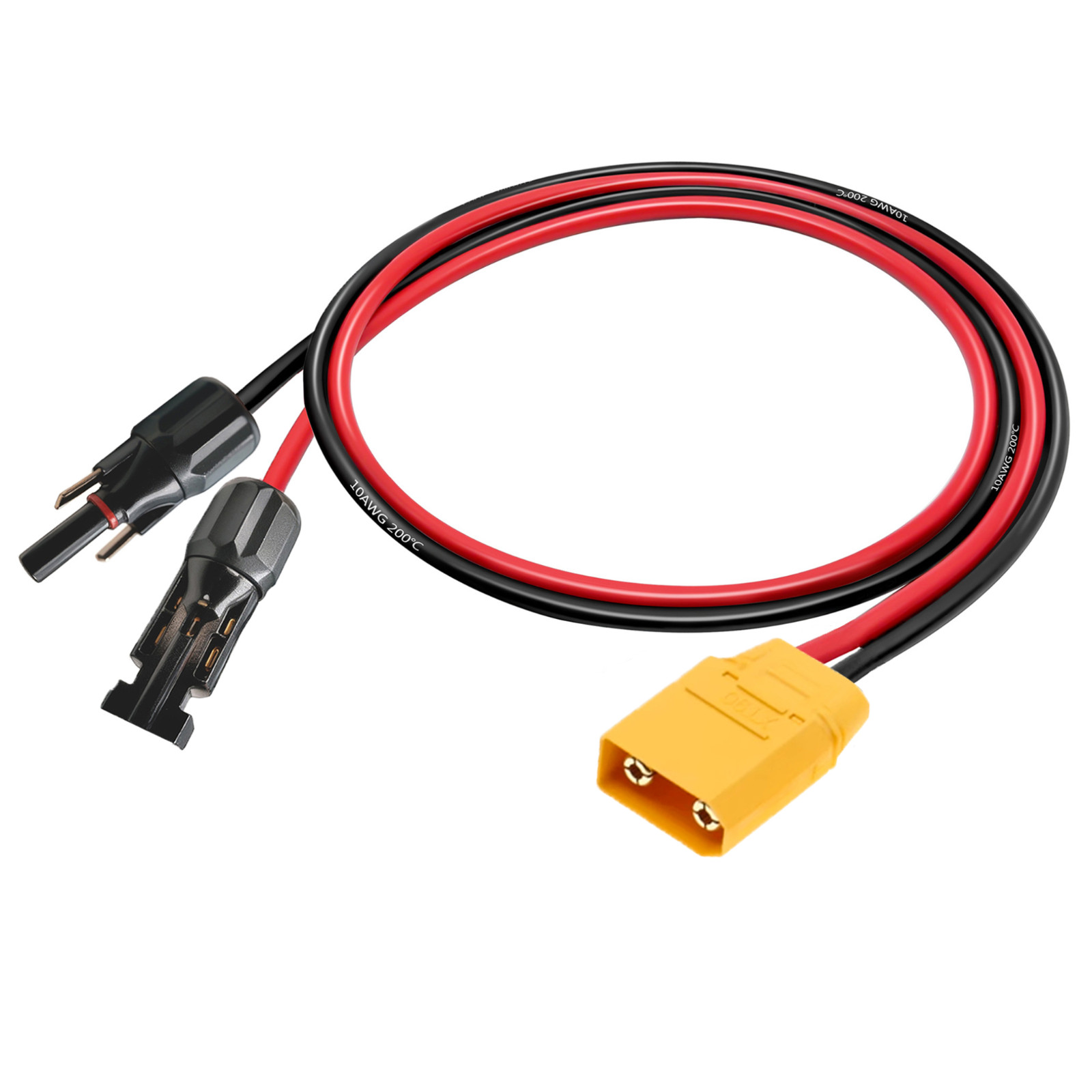 10AWG XT90 Female Male Connector Adapter Solar Extension Cable Battery Cable