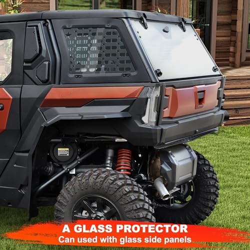 Rear Window Molle Panel Kit for Polaris XPEDITION ADV 2024+, Aluminum Rear