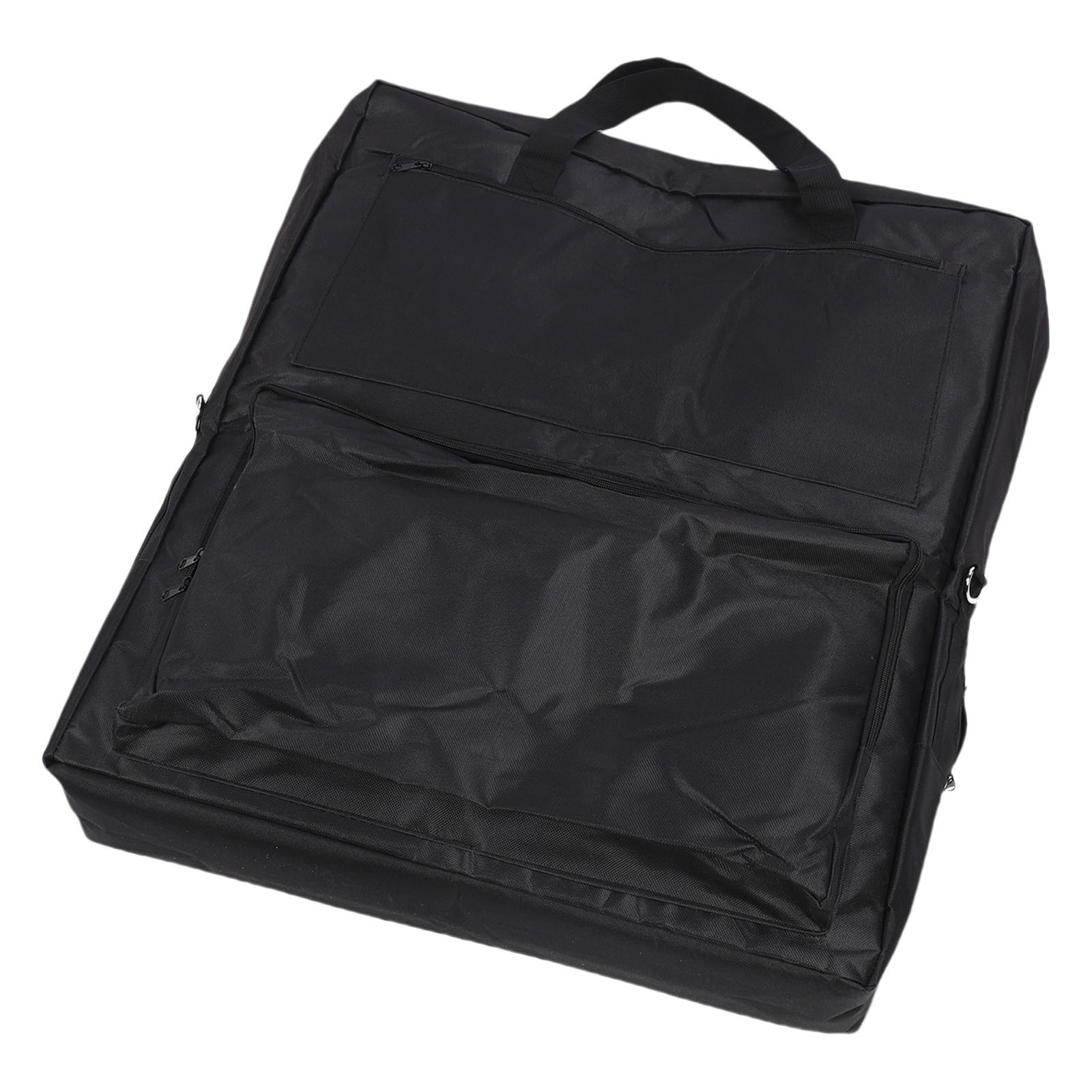 Solar Panel Storage Bag Double Layer Folding Travel Solar Panel Carrying Case
