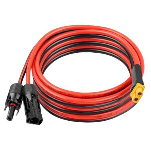 10AWG 15FT XT60 Solar Extension Cable 2 3 6 10 15 20 25 35 40 50 75 10 AWG 15FT