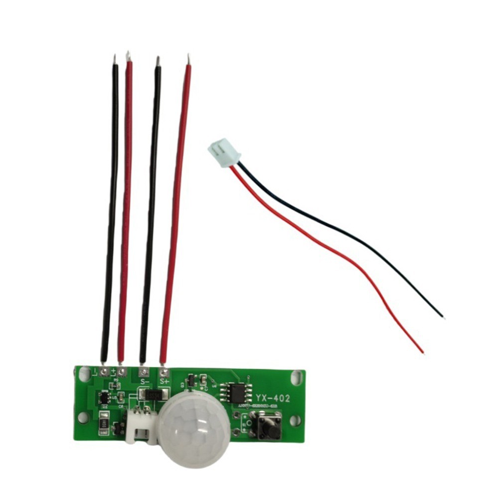 1 Pcs 3.7V Soldered Infrared Human Body Induction Solar Light Circuit Board New