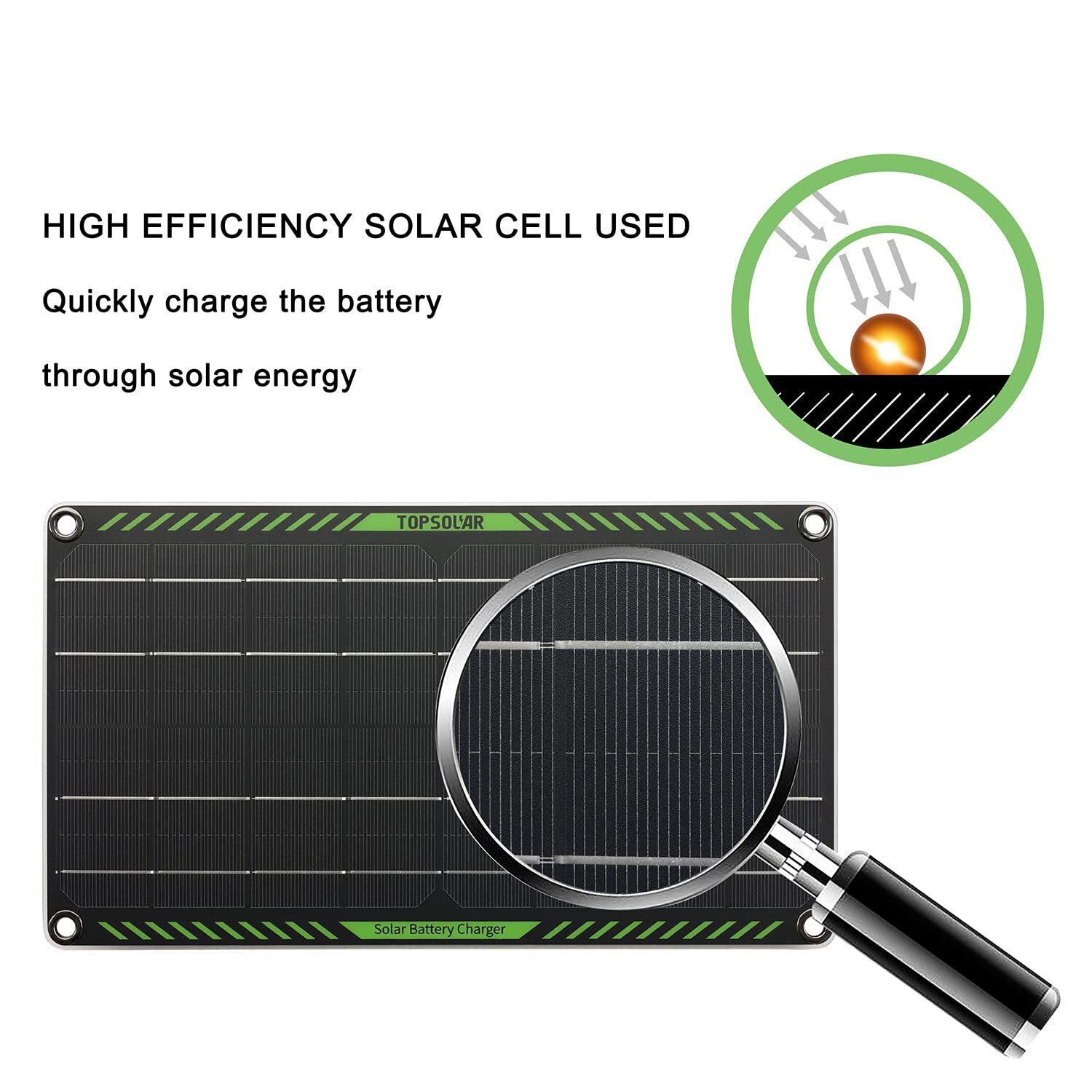 10 Watt 12 Volt Solar Trickle Charger 10W 12V Solar Panel Car Battery Charger…