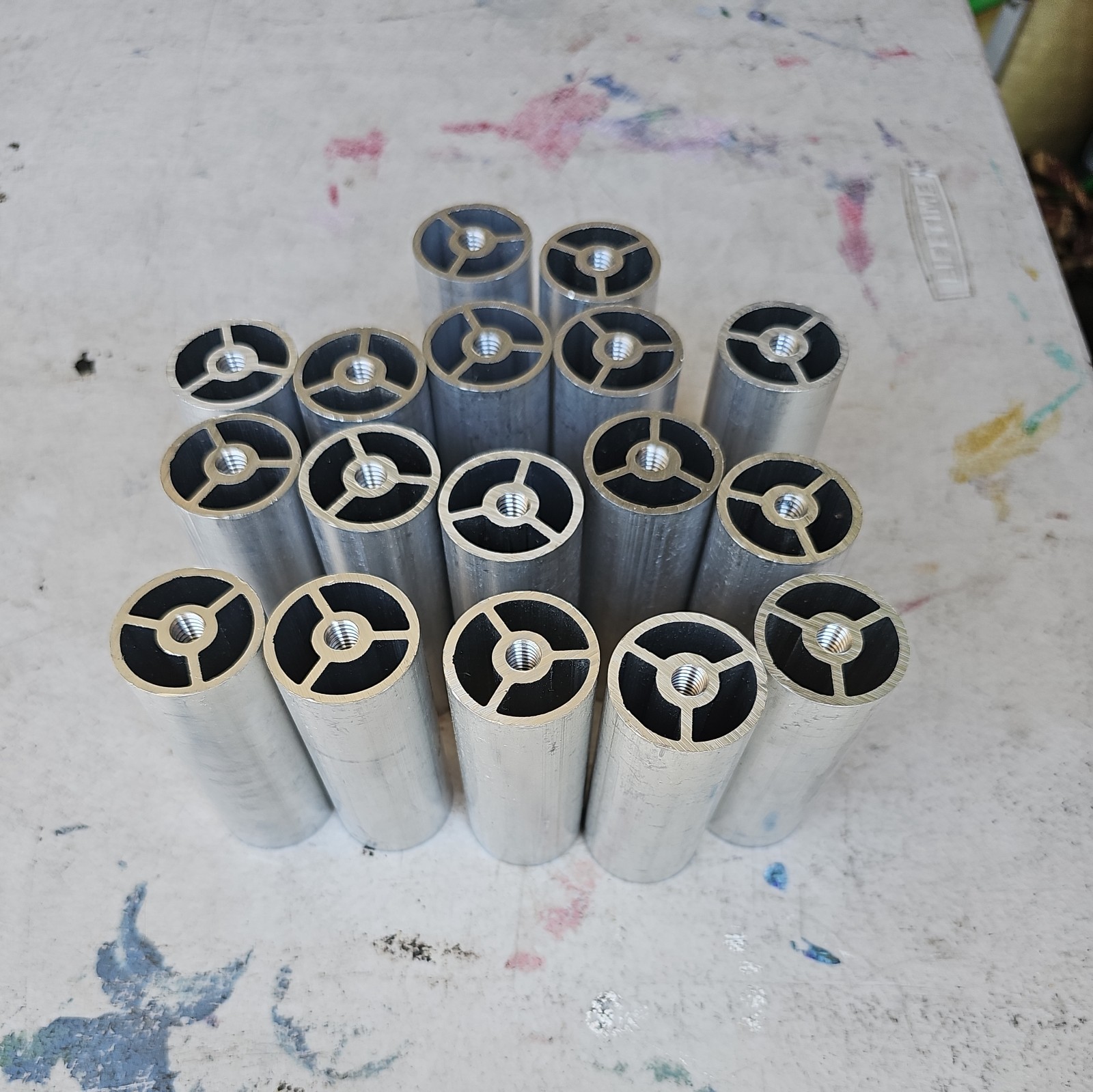 QuickMount QM-QBB-01-M1 REV A Quickmount QBase Base Lot X17 WITH 3.25″ standoff.